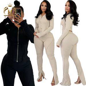 Nuovi Arrivi: Completo Casual da Donna con <span class=keywords><strong>Giacca</strong></span> <span class=keywords><strong>e</strong></span> Pantaloni, Set Due Pezzi Autunnale, Tuta Sportiva da Donna - Product Image 1