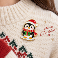 Broches émaillées promotionnelles personnalisées pour Noël, avec logo sur mesure, pour événements d'entreprise, cadeaux de fête, souvenirs, vente en gros