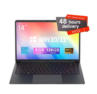 Gisentec 2026 24 Uur Levering 14 Inch Win 10 Laptops Core N3350 2.4Ghz 8Gb Ram 128Gb Rom Notbook Pc Computer Goedkope Laptop