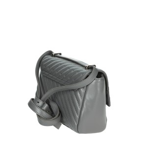 Borsa a tracolla Vintage da donna X05.001 grigia con chiusura a Zip singola con fodera portatile in PU e poliestere - Product Image 5