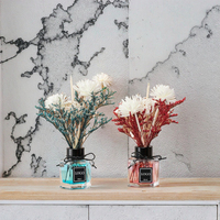 Diffuseur de parfum pour la maison, diffuseur d'aromathérapie de luxe délicat avec huile essentielle, flacon diffuseur en verre