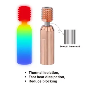 Mellow NF CTD-CR10 Heat Break tout métal bi-métal gorge cuivre et titane pour <span class=keywords><strong>Ender</strong></span> <span class=keywords><strong>3</strong></span> <span class=keywords><strong>V2</strong></span> <span class=keywords><strong>Ender</strong></span> 5 CR-10S Pro Hotend - Product Image 6