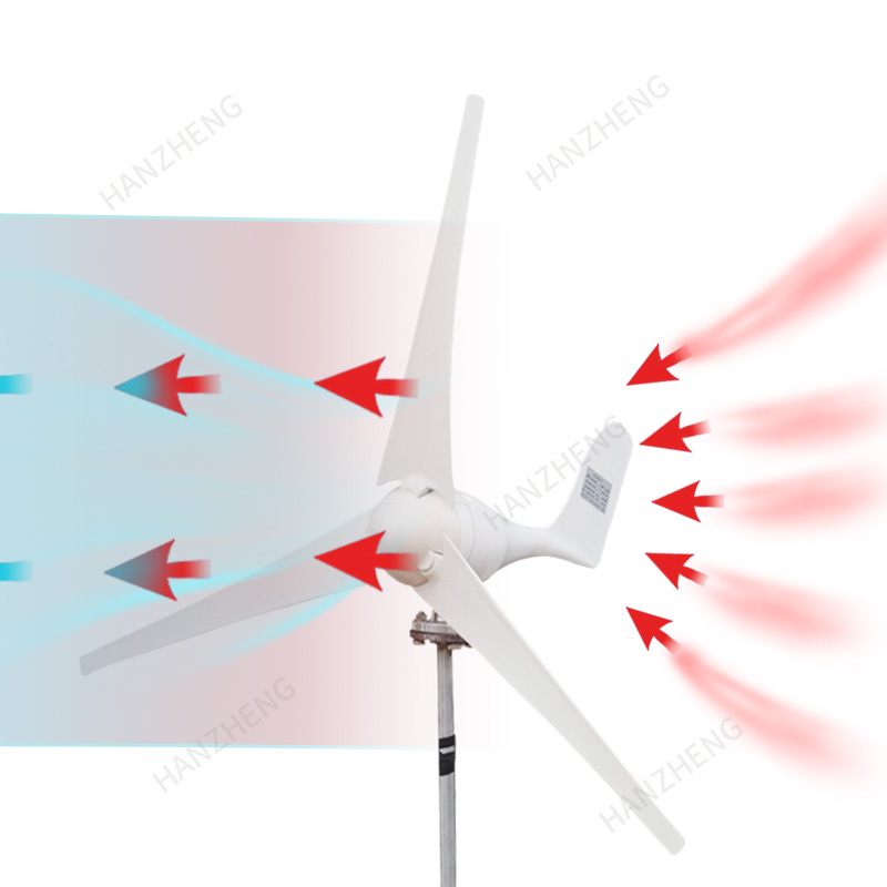 Home Use Horizontal Axis Light Wind