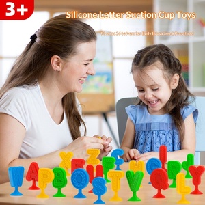 ของเล่นเสริมพัฒนาการแบบใหม่ ข้ามพรมแดน ช่วยคลายเครียด ตัวอักษรภาษาอังกฤษ 26 ตัว ทำจากซิลิโคน ฝึกอ่านออกเสียงและสร้างคำศัพท์ด้วยตนเอง - Product Image 1