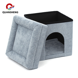 Otomana Moderna y Elegante <span class=keywords><strong>de</strong></span> Tela Suave, Plegable, Casa <span class=keywords><strong>para</strong></span> Perros, Asiento Otomano, Reposapiés, <span class=keywords><strong>Cama</strong></span> <span class=keywords><strong>para</strong></span> Mascotas - Product Image 2