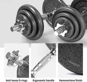 Proiron 30kg phong cách mới chung trọng lượng phòng <span class=keywords><strong>t</strong></span>ập thể dục <span class=keywords><strong>t</strong></span>ập thể dục barbel gang có thể điều chỉnh quả <span class=keywords><strong>t</strong></span>ạ đặ<span class=keywords><strong>t</strong></span> - Product Image 2