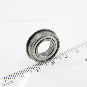 Roulement à bride de précision U-Micro F6800 10x19x5mm, roulement à billes à une rangée avec bride pour applications de précision - Product Image 1
