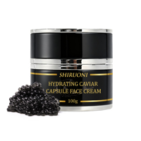 Crème Visage Micro-Capsules de Caviar Noir Naturel Marque Blanche Anti-Âge Réduction des Rides Raffermissante Hydratante & Nourrissante