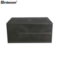 Système audio actif puissant Sinbosen Dual 18 pouces 9006S avec caissons de basses et haut-parleurs professionnels