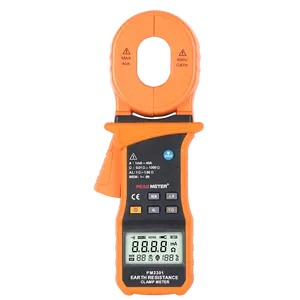 Abrazadera digital de alta sensibilidad para tierra, medidor de resistencia, menor consumo de energía, MS2301