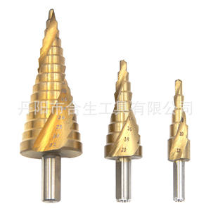 ดอกสว่านเจาะรูแบบขั้นบันได Mr Drill Metric ขนาด 4-32 มม. เคลือบ TiCN ก้านสามเหลี่ยม สำหรับโลหะที่ไม่ใช่เหล็ก - Product Image 2