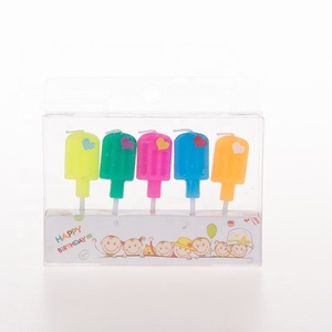 การออกแบบการ์ตูนเทียนสุขสันต์วันเกิดเทียนอาหารเกรด - Product Image 1