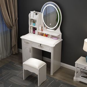 Tocador Moderno de Estilo Europeo para Dormitorio, Apartamento Pequeño, Sala de Estar de Hotel, Mini Tocador Sencillo para Niñas - Product Image 3