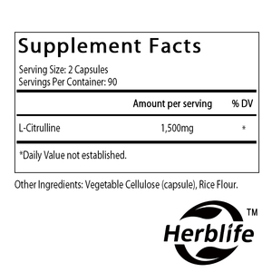 OEM/ODM L-Citrulline 1500mg, 180 Capsules - Sans gluten et sans OGM, Soutien immunitaire - Meilleures ventes - Product Image 2