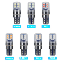 Bombilla LED para Auto YD T10, Nueva, 180LM, 1.8W, 12-24V, Multicolor, Blanco, Rojo, Azul, Verde, CANBUS, Sin Errores, Plug and Play, Disipador de Calor de Aluminio