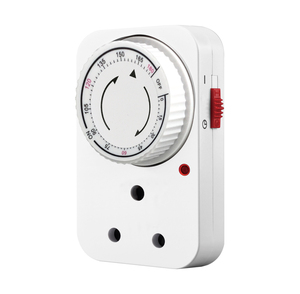 Spina <span class=keywords><strong>Timer</strong></span> conto alla rovescia meccanica Plug-in 24 ore programmabile a risparmio energetico con manopola dell'interruttore - Product Image 4