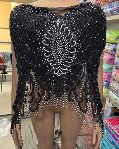 Recién llegado, Blusa de manga larga a la moda, trabajo de bordado de red pesada, estilo Bollywood para Sari de punto, disponible para exportación - Product Image 5