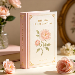 Libro con Copertina Rigida 'La Dama delle Camellie' Personalizzato OEM, Vendita all'Ingrosso di Romanzi Classici - Product Image 3