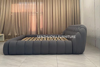 Neuankömmling Foshan modernes Design Stoff bett Blase Doppelbett