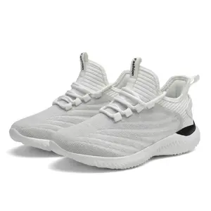 New Design Popular Black And White Comfortable Running Sneakers Casual Sport Running Shoes