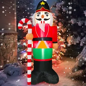 Versand bereit Weihnachten aufblasbare Santa Material Umweltschutz Outdoor Weihnachts dekoration Spielzeug