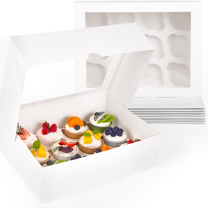Boîte en papier Gamafen 12 pièces, boîte à gâteau intégrée de style occidental, boîte à dessert de style occidental, boîte à <span class=keywords><strong>chocolat</strong></span>, boîte à tarte aux œufs, boîte cadeau - Product Image 4