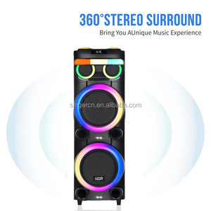 NDR-21280 Đôi 12 Inch Âm Thanh Loa Stereo Loa Tháp Xe Đẩy Loa Bằng Gỗ Kalonka Đảng Hộp - Product Image 2