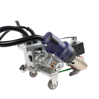 Machine de soudage à air chaud autopropulsée pour membrane en PVC HDPE PE, bâche et tissu industriel