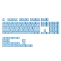 Personalized Translucent Russian Keycaps ABS Material OEM Profile Doubleshot Process Mechanical Keyboard Keycaps