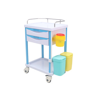 รถเข็นกู้ภัยฉุกเฉิน ABS รุ่นอเนกประสงค์ พร้อมล้อเงียบและลิ้นชัก - Product Image 2