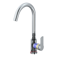 SANIPRO Robinet de cuisine monocommande en zinc+PPA sans plomb, à poser sur plan, pour évier – Vente en gros