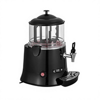 Nouvelle machine distributrice automatique commerciale noire de 5 L pour lait, chocolat chaud, thé, café et crème, idéale pour les bars