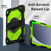 Étui antichoc Armor pour Samsung Tab A11 Plus 11 2025 A9 Plus 11 2023 avec support rotatif à 360°, dragonne et bandoulière, pour enfants, OEM ODM