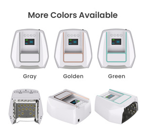 Lampu Kuku UV LED Profesional 126W Isi Ulang Nirkabel Tanpa Kabel Pengering Gel Polish Bahan Logam Merah untuk <span class=keywords><strong>Salon</strong></span> Manikur - Product Image 6