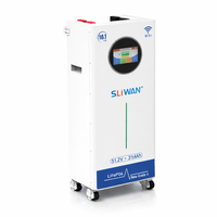 Batterie de stockage Lifepo4 314Ah 51.2V 16Kwh Système d'énergie solaire hors réseau pour la maison avec fonction Wifi Écran tactile