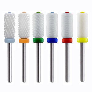 6.6mm Crystal Large Barrel Nail <b>Drill</b> <b>Bit</b> Professional Nail Bur Manicure Salon Electric Nail Polish Tool Carbide <b>Bit</b> - Product Image 5