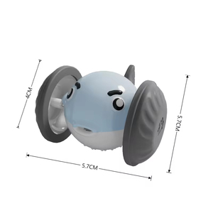 Giocattolo Intelligente per Gatti a Forma di Balena, Palla Illuminata con Movimento Casuale, Gioco di Addestramento per Gatti da Interno e Cani di Piccola Taglia - Product Image 6