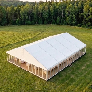 Carpa de Aluminio para Exteriores, Carpa Grande para Fiestas, Bodas, Eventos Comerciales, Estructura de Carpa con Vidrio - Product Image 1
