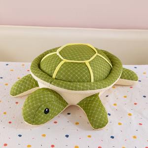 Tortue rose verte jouets en peluche tortue coussin doux Oogway oreiller dossiers tortue aux grands yeux poupées en peluche cadeau pour enfants - Product Image 5