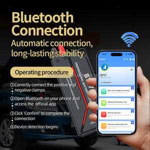 Testeur de batterie professionnel BT17 12V Analyseur de batterie automobile avec Bluetooth et prise en charge de l'application mobile - Product Image 5