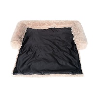 Lit niche en fausse fourrure pour animaux de compagnie, niche Ultra douce et chaude, de luxe, lavable à la Machine, vente en gros, canapé pour chiens et chats, pour l'hiver