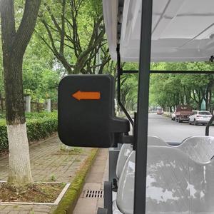 Voiture de golf utilitaire 4 places électrique 4 roues motrices homologuée pour la route Club Car avec aluminium avec boîte à bagages - Product Image 2