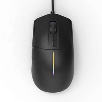 Harga Grosir Mouse Komputer USB Berkabel Ultra-Ringan yang Dapat Diprogram untuk Tangan Kanan dengan Lampu Latar RGB 6 Tombol untuk Sekolah.