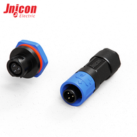 Connecteur étanche 7A 300V à verrouillage par pression 3 broches M12 IP67 pour assemblage sur site, transmission de signal en automatisation industrielle, certifié UL TUV