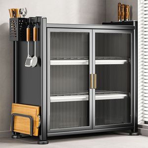 Organizador de Cocina Multifuncional Tipo Soporte, de Acero al Carbono, Duradero, en Stock, con Tolerancia a la Humedad - Product Image 4