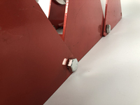 Guide de tirage de câble d'angle de regard robuste et durable, rouleau de câble à trois roues