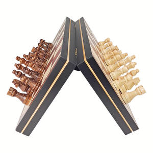 Juego de Ajedrez Magnético Plegable de Madera de 12 Pulgadas al por Mayor con Piezas para Niños, Juego de Mesa Educativo, Juego de Lujo - Product Image 4