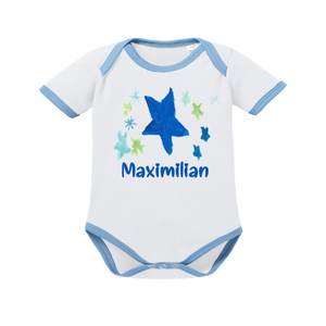 Body per neonato con nome Stella Blu - Product Image 1