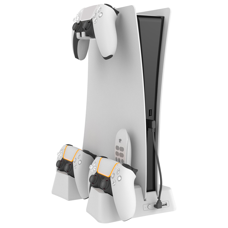 Multi-function Console Cooling Fan Stand for PS5 Quick-Acting Charging for PS5 Controllers