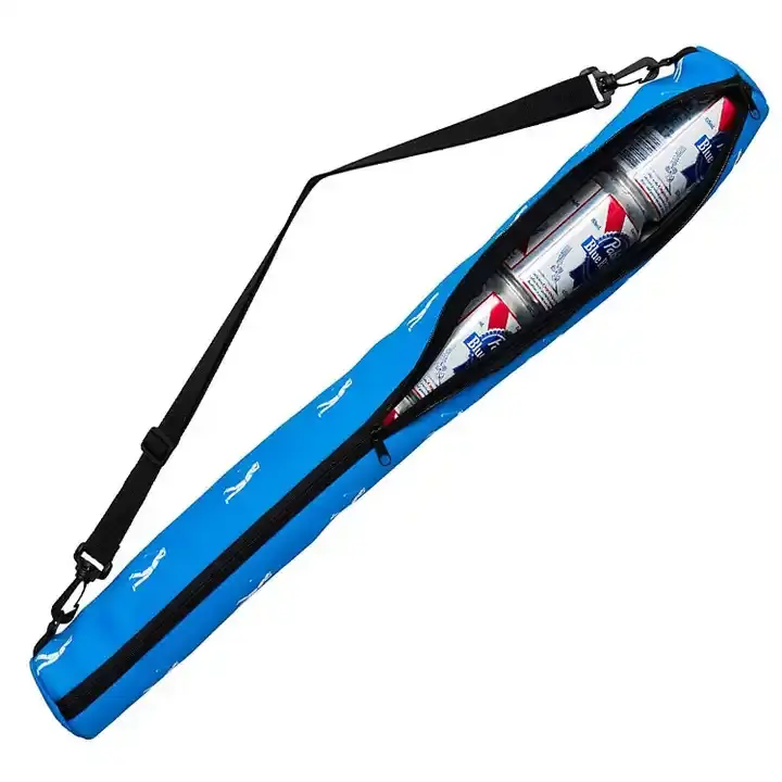 Factory Customized logo Neoprene 6 can cooler bag for Golf outdoors activity Insulated 6 can beer holder